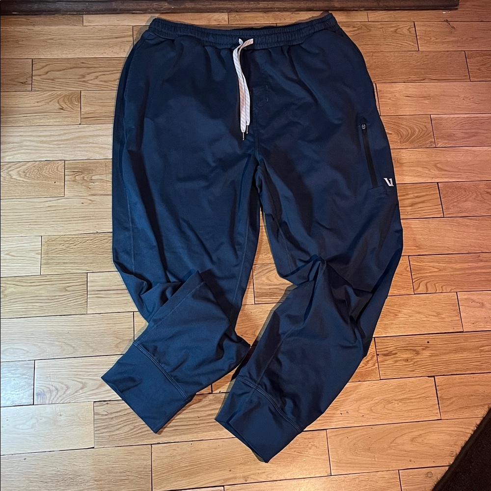 Vuori Fleet Indigo Jogger Pants with cuff on bottom